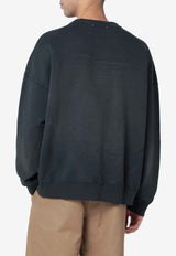 Golden Goose DB Distressed Faded Sweatshirt Black GUP01938P002146/S_GOLDE-90498