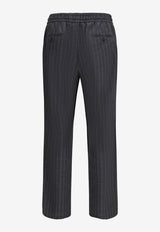 Dolce & Gabbana Striped Wool Tailored Pants Multicolor GV4LHT FR23B S8051