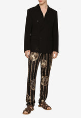 Dolce & Gabbana Coin Print Track Pants GVCRAT HI1J4 HN4PK Multicolor