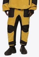 Dolce & Gabbana Tech and Shearling Track Pants Yellow GVIJAZ G7E5N A0488