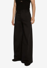 Dolce & Gabbana Tailored Wide-Leg Pants Black GVKXHT FUFKO N0000