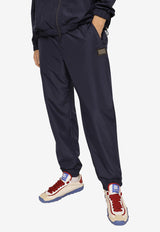 Dolce & Gabbana Logo Track Pants in Tech Fabric GVS5AT FUSFW B6712 Blue
