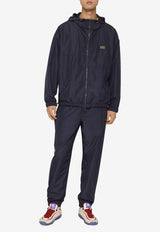 Dolce & Gabbana Logo Track Pants in Tech Fabric GVS5AT FUSFW B6712 Blue