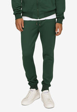 Dolce & Gabbana Logo Plaque Drawstring Track Pants Green GVXQHT G7F2G V0340