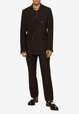 Dolce & Gabbana Straight Chino Pants GW13ET FU4C2 M3977 Brown