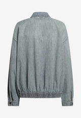 Miu Miu Chambray Denim Jacket Blue GWB149OOO18JI/S_MIU-F0076