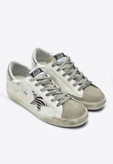 Golden Goose DB Super-Star Distressed Leather Sneakers White GWF00101F002692/R_GOLDE-81571