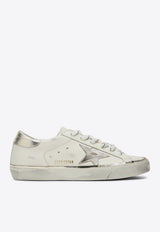 Golden Goose DB Super Star Leather Low-Top Sneakers Optic White GWF00101F007558/R_GOLDE-10698