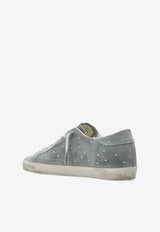Golden Goose DB Super-Star Suede Leather Sneakers Blue GWF00101.F008060.60137_BLUE