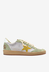 Golden Goose DB Ball Star Distressed Leather and Suede Sneakers Multicolor GWF00117.F008145.83251_MULTI COLO