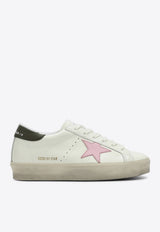 Golden Goose DB Hi-Star Leather Low-Top Sneakers White GWF00118F006872/Q_GOLDE-12170