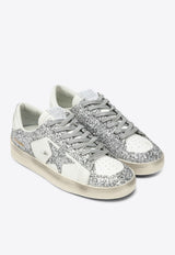 Golden Goose DB Stardan Glittered Low-Top Sneakers White GWF00128F002185/R_GOLDE-80185
