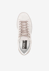 Golden Goose DB Purestar Suede Low-Top Sneakers Beige GWF00197.F006507.60579_BEIGE