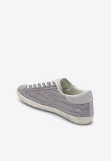 Golden Goose DB Super-Star Croc-Embossed Leather Sneakers Lilac GWF01002F008118/S_GOLDE-45405
