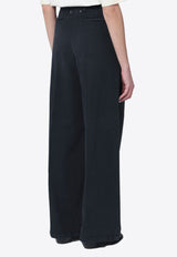 Golden Goose DB Wide-Leg Pleated Pants Black GWP01203P002347/S_GOLDE-90100
