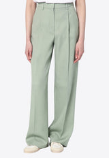 Golden Goose DB Wide-Leg Wool Pants Green GWP02182P001965/Q_GOLDE-35375