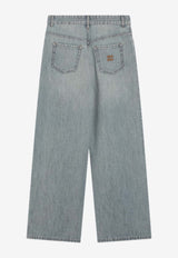 Miu Miu Washed Straight-Leg Jeans Blue GWP39418JI/S_MIU-F0076