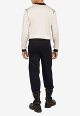 Dolce & Gabbana DG Logo Polo Sweater White GXZ07Z JBSG2 W1002