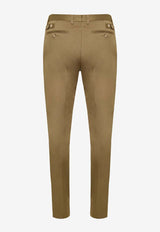 Dolce & Gabbana Slim-Fit Chino Pants Khaki GY6IET GG825 M0724