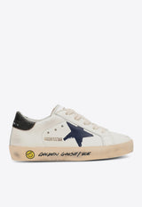 Golden Goose DB Kids Boys Super-Star Low-Top Sneakers White GYF00270F004340/R_GOLDE-11429