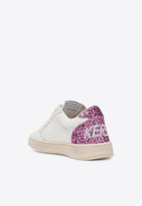 Golden Goose DB Kids Girls Ball Star Low-Top Sneakers White GYF00439F007453/R_GOLDE-11115