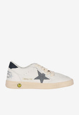 Golden Goose DB Kids Boys Ball Star Leather Sneakers White GYF00439.F007454.82479_WHITE MULT