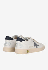 Golden Goose DB Kids Boys Ball Star Leather Sneakers White GYF00439.F007454.82479_WHITE MULT