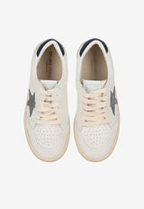 Golden Goose DB Kids Boys Ball Star Leather Sneakers White GYF00439.F007454.82479_WHITE MULT