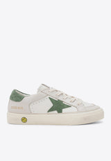 Golden Goose DB Kids Boys May Low-Top Sneakers White GYF00495F007441/R_GOLDE-10613