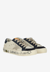 Golden Goose DB Kids Girls May Leather Low-Top Sneakers Multicolor GYF00496.F008058.15865_WHITE MULT