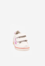 Golden Goose DB Kids Girls Ball Star Leather Low-Top Sneakers White GYF00926.F007445.11555_WHITE MULT
