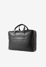 Tom Ford Logo Leather Briefcase H0417-LGO011S 1N001 Black