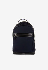 Backpack with Leather-Trims