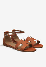 Santorini Sandals in Heritage Calfskin