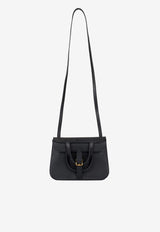 Halzan 22 in Black Swift Leather with Gold Hardware