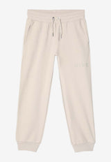 Givenchy Kids Boys 4G Logo Track Pants Cream H30690-ACO/Q_GIV-184