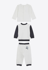 Givenchy Kids Babies Logo Embroidered Clothing Set - Set of 3 White H30865CO/R_GIV-853