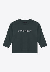 Givenchy Kids Boys Logo-Print Sweatshirt Green H30937-CCO/R_GIV-672