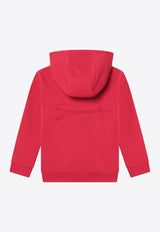 Givenchy Kids Boys 4G Logo Hooded Sweatshirt Red H30942-BCO/R_GIV-95H