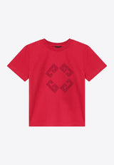 Givenchy Kids Boys 4G Logo T-shirt Red H30967-BCO/R_GIV-95H