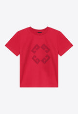 Givenchy Kids Boys 4G Logo T-shirt Red H30967CO/R_GIV-95H