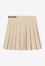 Givenchy Kids Girls Pleated Mini Skirt Beige H30972-BCO/R_GIV-20P
