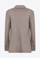 Max Mara Herald Double-Breasted Cashmere Jacket Dove HARALDCO/R_MAXM-002