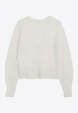 Max Mara Harlem Cashmere-Knit Sweater Ivory HARLEMWS/R_MAXM-001