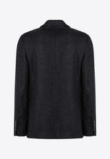 AMI PARIS Wool Double-Breasted Jacket Gray HBV217WV0058/P_AMI-061
