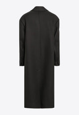 AMI PARIS Double-Breasted Wool Coat Gray HCO458WV0078/R_AMI-020