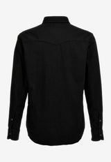Tom Ford Long-Sleeved Denim Shirt HDS001-FMC112S24 LB997 Black