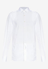 Tom Ford Pleated Plastron Formal Shirt White HECP01-CGS11 WAA