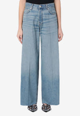 Haikure Winona Wide-Leg Jeans Blue HEW03300DF144DE/Q_HAIKU-L0876