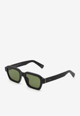 Retrosuperfuture Caro Square Sunglasses Gray HIW-ISV9PVC/O_SUPER-BM